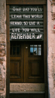 Live A Life You Will Remember Manifestation Affirmation Vision Wallpaper