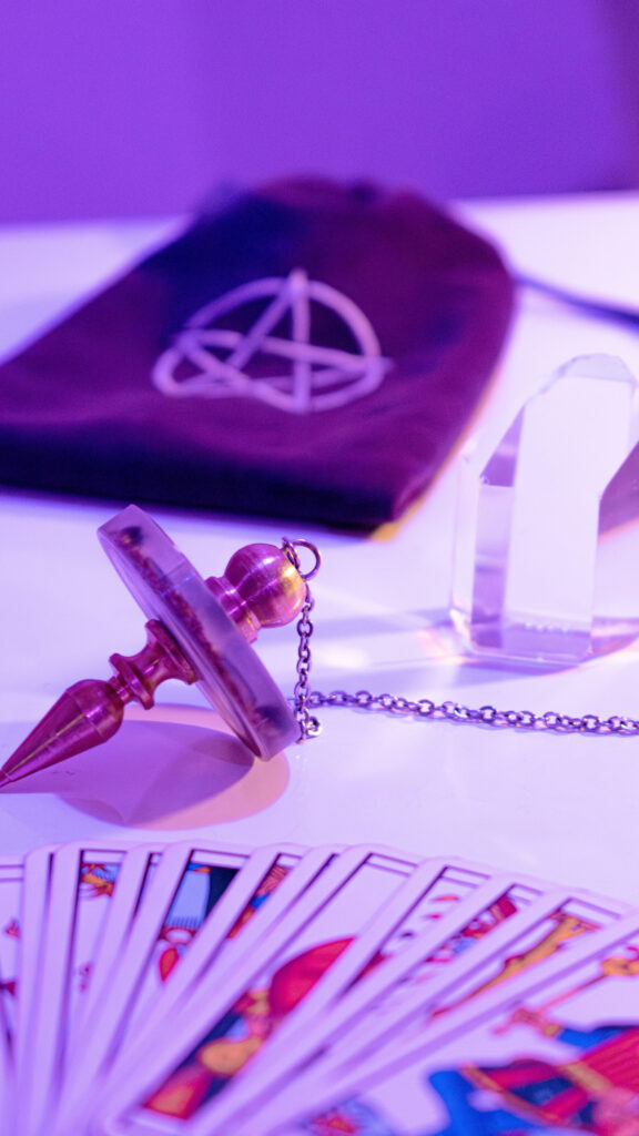 Mystical Divination and Spiritual Energy Manifestation Aesthetic Wallpaper