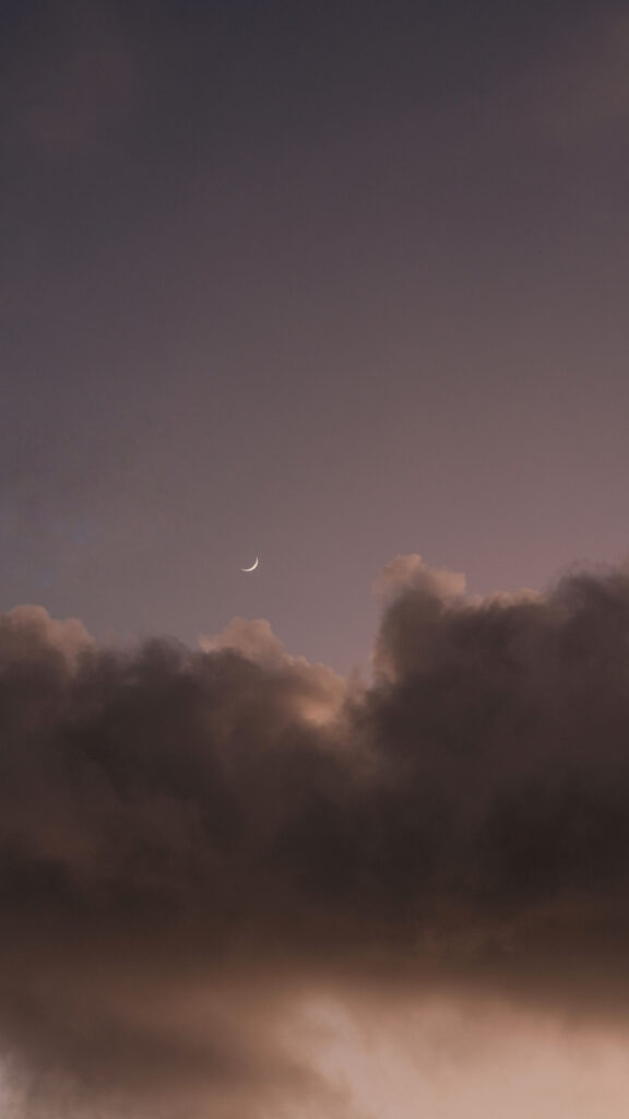 Cancer Moon Phase Spiritual Aesthetic High Quality Phone Wallpaper