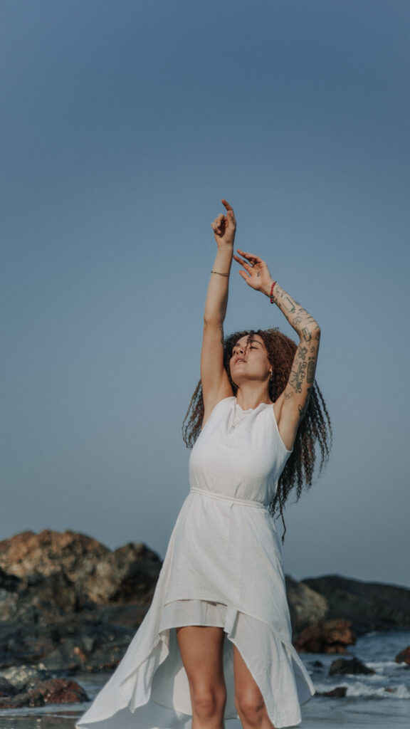 Divine Feminine Energy and Manifestation Spiritual Aesthetic Wallpaper