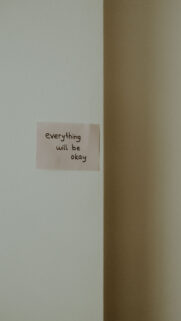 Everything Will Be Okay Minimalist Positive Affirmation Manifestation Wallpaper