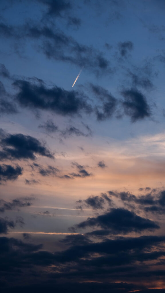 Celestial Sky Energy and Manifestation Sunset Aura Phone Wallpaper