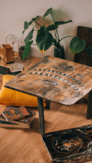 Mystical Ouija Board Spirit Tabletop Spiritual Aesthetic Wallpaper