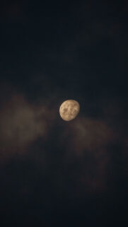 Mystical Waning Gibbous Moon Phase Spiritual Energy 4K Wallpaper