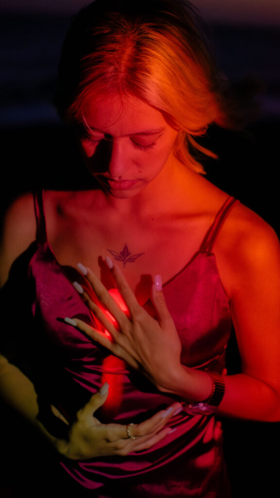 Heart Chakra Activation and Radiant Aura Energy Wallpaper