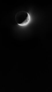 Crescent Moon Phase Spiritual Energy and Lunar Manifestation Wallpaper