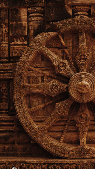 Sun Temple Konark Chakra Sacred Geometry Spiritual Energy Wallpaper