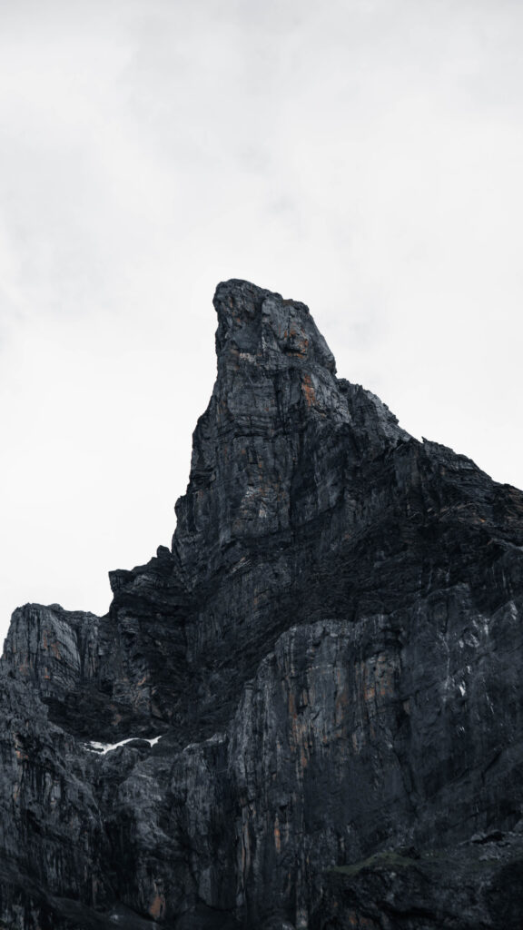 Stoic Capricorn Mountain Peak Astrology and Zodiac Aesthetic Wallpaper