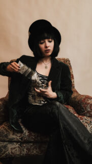 Mystical Tarot Card Reader Aesthetic for Intuitive Guidance Wallpaper