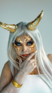 Divine Taurus Zodiac Aesthetic Gold Horns Earth Sign Wallpaper