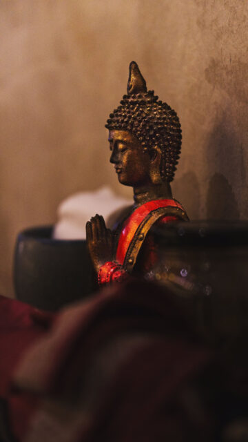 Serene Buddha Meditation Energy for Mindfulness and Inner Peace Wallpaper