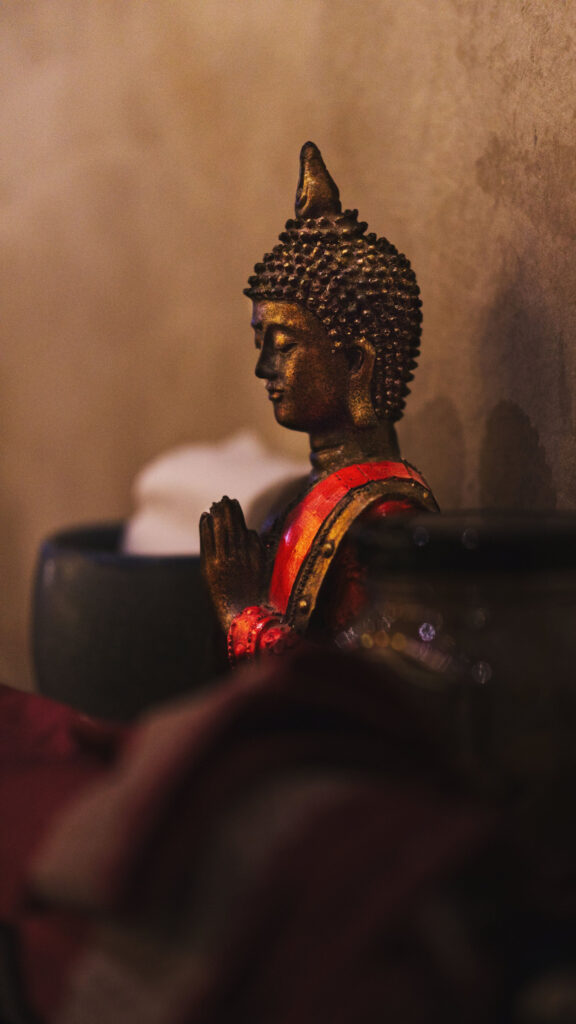 Serene Buddha Meditation Energy for Mindfulness and Inner Peace Wallpaper