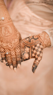 Intricate Mandala Mehndi Henna Hand Art Spiritual Energy Wallpaper