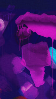 Cosmic Amethyst Crystal Healing Energy Aesthetic Phone Wallpaper
