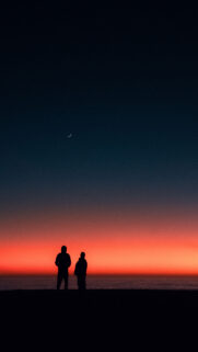 Cancer Zodiac Moon Energy Aesthetic Celestial Sunset Phone Wallpaper
