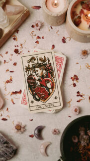 The Lovers Tarot Card Spiritual Meaning and Divine Connection Wallpaper
