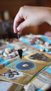 Spiritual Pendulum Dowsing and Animal Spirit Oracle Card Wallpaper