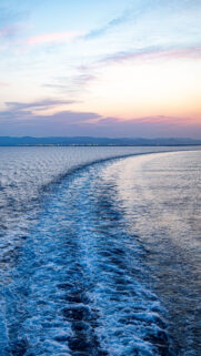 Aquarius Zodiac Energy: Celestial Ocean Sunset Aesthetic Wallpaper