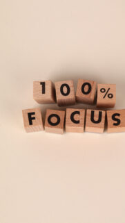 100% Focus Daily Affirmation Vision Board Spiritual Aesthetic Wallpaper