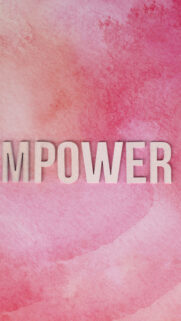 Empower Your Soul Daily Affirmation Aesthetic Art Phone Wallpaper