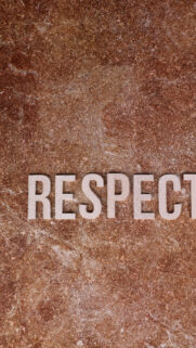 Respect Affirmation Vision Board Wallpaper for Mindful Manifestation