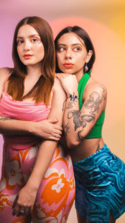 Gemini Twins Celestial Energy Aesthetic Zodiac Art Wallpaper