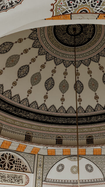 Intricate Mosque Dome Mandala Sacred Geometry Spiritual Wallpaper