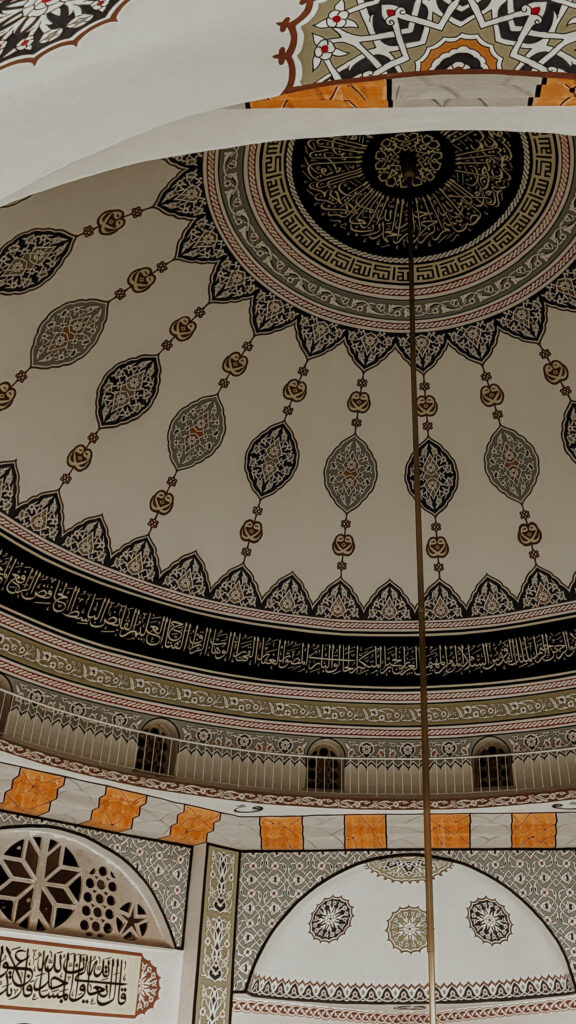 Intricate Mosque Dome Mandala Sacred Geometry Spiritual Wallpaper
