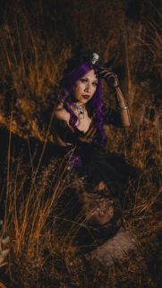 Mystical Scorpio Queen Aesthetic: Harnessing Intense Passion and Transformation Wallpaper