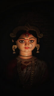Goddess Durga Divine Third Eye Awakening Spiritual Wallpaper