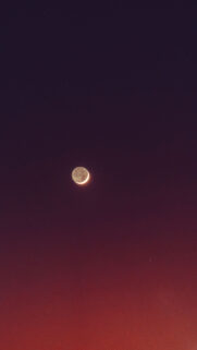 Crescent Moon Phase Spiritual Energy Aesthetic Phone Wallpaper