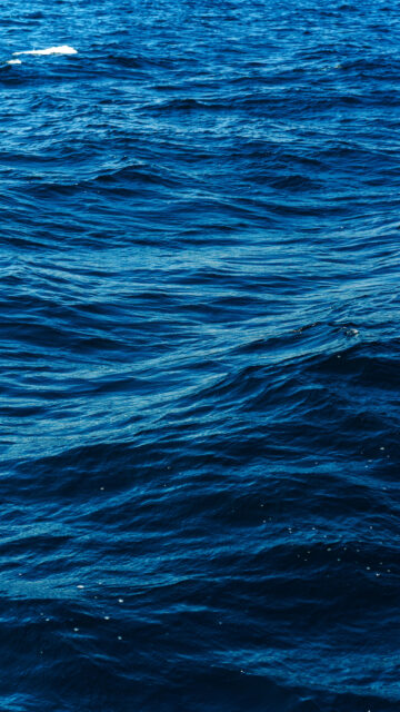 Aquarius Zodiac Water Element Ethereal Deep Ocean Blue Aesthetic Wallpaper