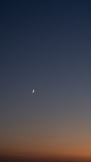 Waning Crescent Moon Spiritual Energy for Manifestation Wallpaper