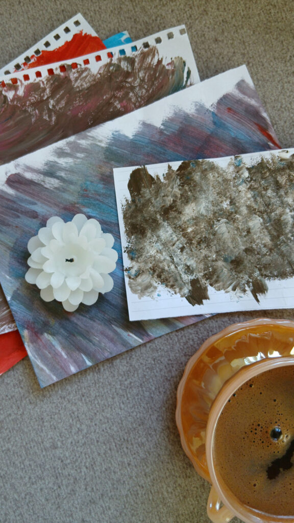 Manifestation Vision Board and Spiritual Aesthetic Intention Wallpaper