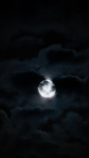 Mystical Full Moon Lunar Phase Aesthetic Spiritual Energy Wallpaper