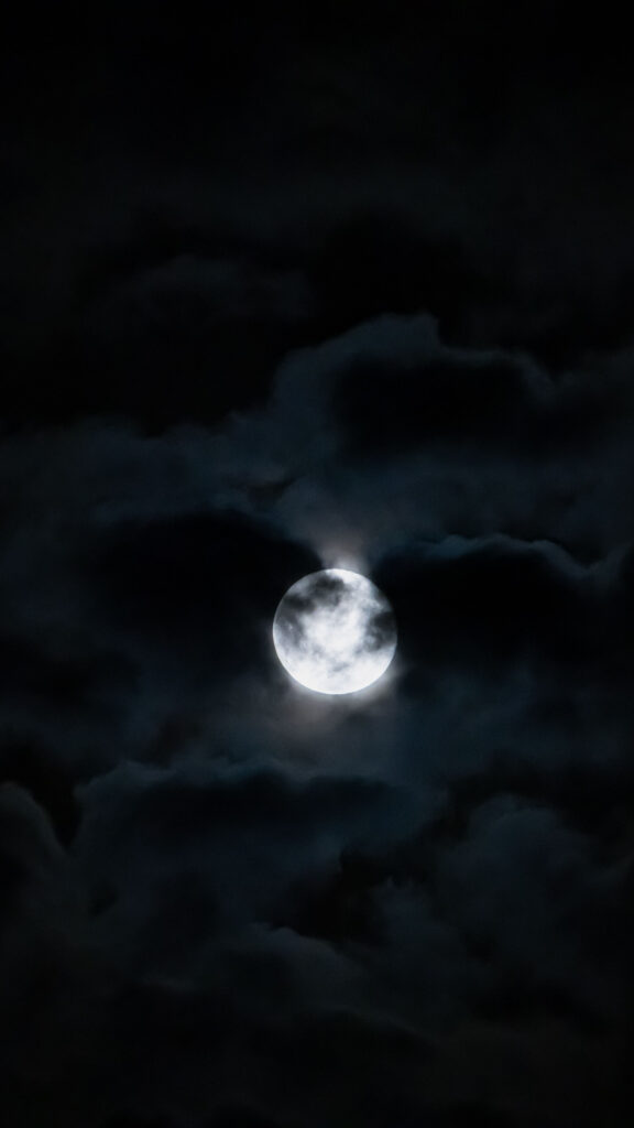 Mystical Full Moon Lunar Phase Aesthetic Spiritual Energy Wallpaper