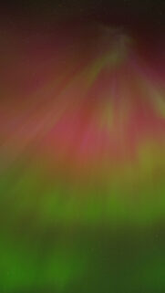 Ethereal Green and Pink Aura Energy Healing Abstract Mobile Wallpaper