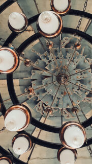Aesthetic Mandala Ceiling Light Spiritual Sacred Geometry Wallpaper