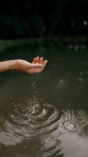 Virgo Earth Element Zen Water Flow Spiritual Aesthetic Wallpaper