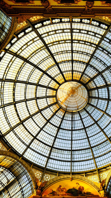 Sacred Geometry Dome Architectural Ceiling Light Spiritual Energy Wallpaper
