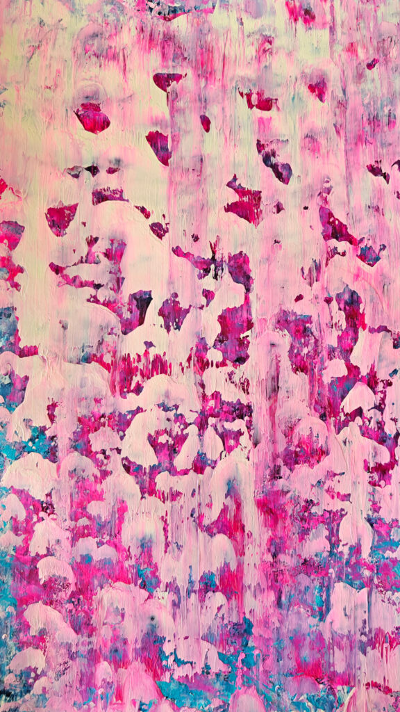 Vibrant Pink Aura Energy Abstract Spiritual Manifestation Wallpaper