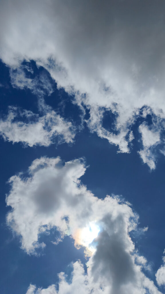 Sun Through Clouds Ethereal Spiritual Energy Manifestation Wallpaper