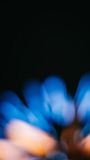 Vibrant Blue and Amber Aura Energy Manifestation Spiritual Phone Wallpaper