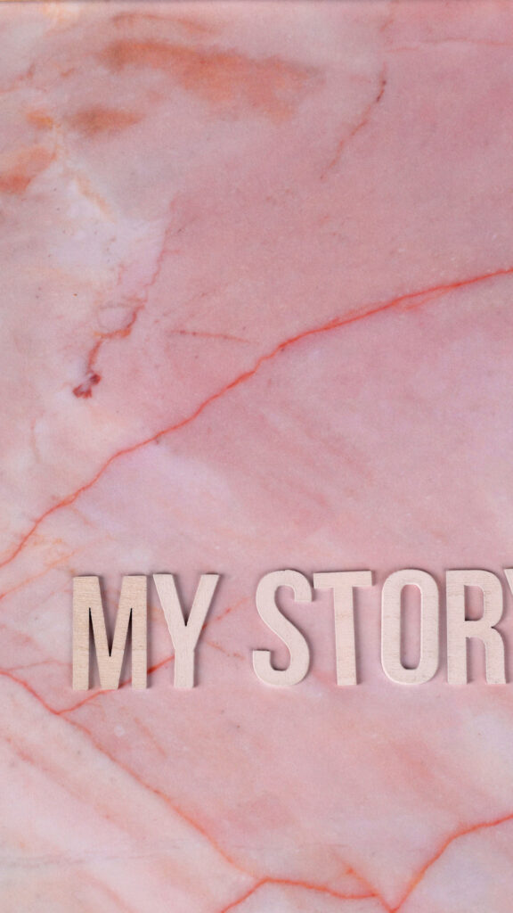 My Story Affirmation Vision Board for Manifestation and Growth Wallpaper