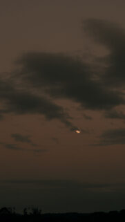 Ethereal Waning Crescent Moon Spiritual Energy Aesthetic Wallpaper