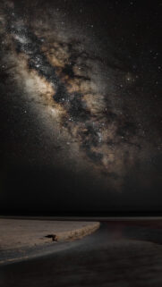 Aquarius Zodiac Cosmic Sky Aesthetic 4K Phone Wallpaper