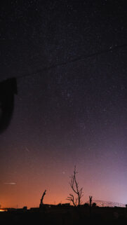 Cosmic Night Sky Manifestation Energy Phone Wallpaper