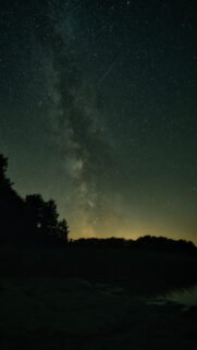Milky Way Galaxy Night Sky Celestial Manifestation Energy Wallpaper
