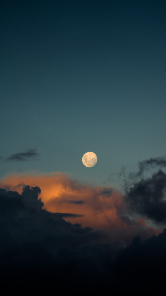 Mystical Full Moon Energy and Lunar Glow Spiritual Aesthetic Wallpaper