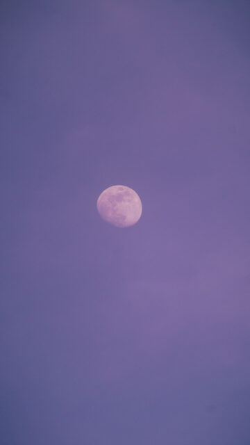 Waning Gibbous Moon Spiritual Energy Aesthetic Phone Wallpaper